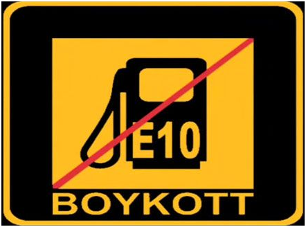 started boycotting the use of Ethanol fuel